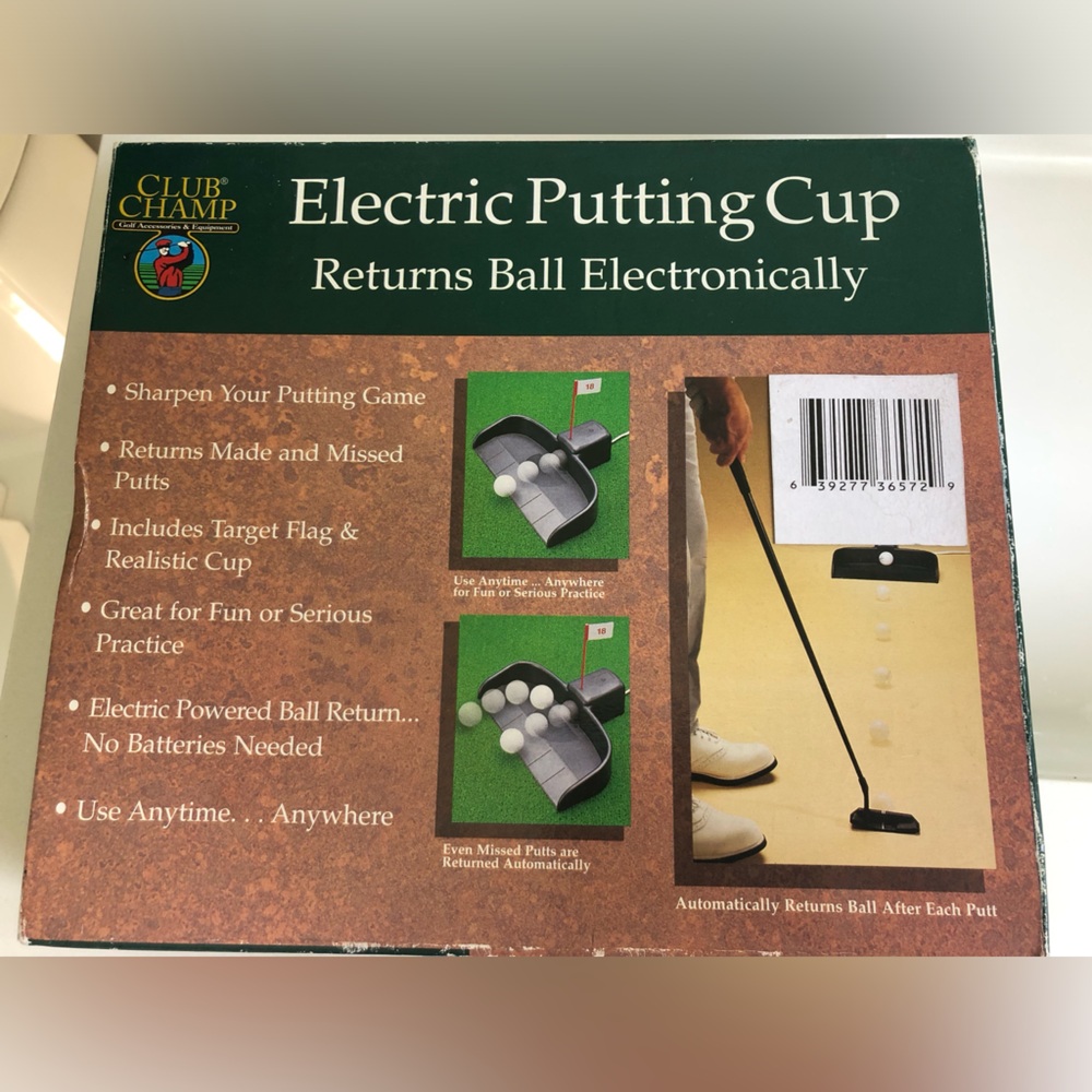 New!Electric Putting Cup  Returns Ball Electronically